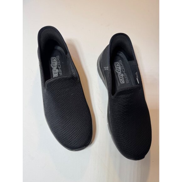 Skechers Go Walk womens shoes Size 10 US Slip-Ins Black Mesh Comfort - Picture 9 of 16